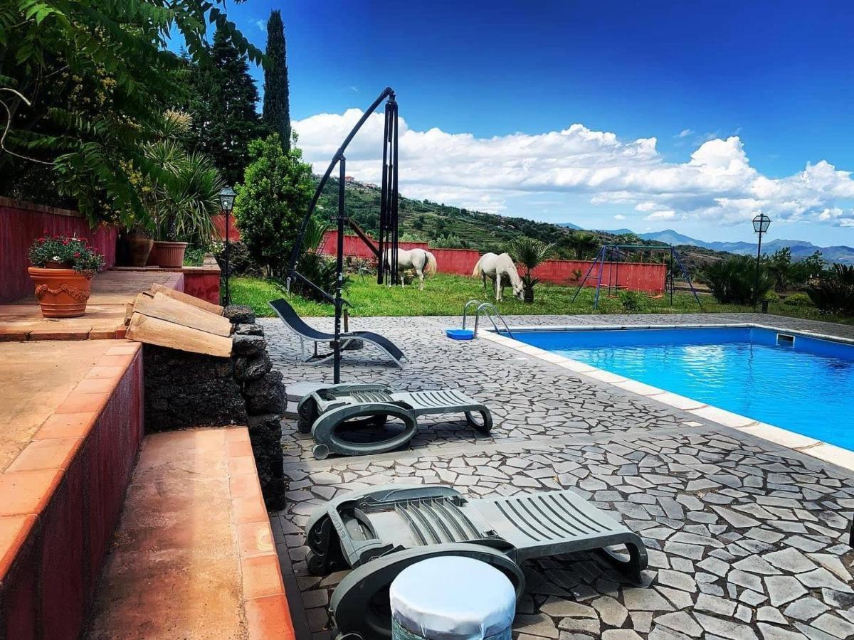 Villa Alessio - Case Vacanza Con Piscina Sull'Etna Puntalazzo 외부 사진